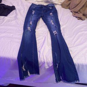 Flared jeans